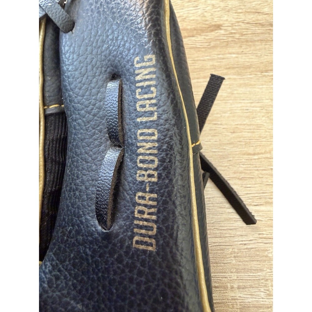 Franklin MeshTek 9.5 Youth T-Ball Baseball Glove Black Gold Beginner RHL - Picture 4 of 10